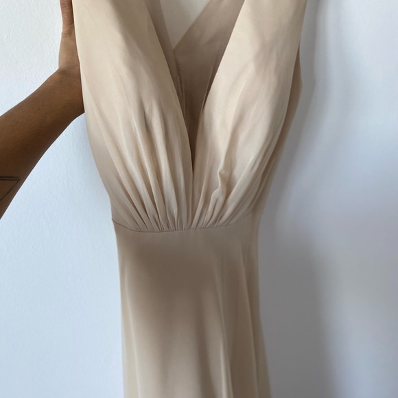 Jenny Yoo (Ryan) Champagne colored gown, size 8 (but fits like a size 6) - Picture 4 of 4